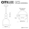 Миниатюра фото подвесной светильник citilux tendy cl244021 | 220svet.ru